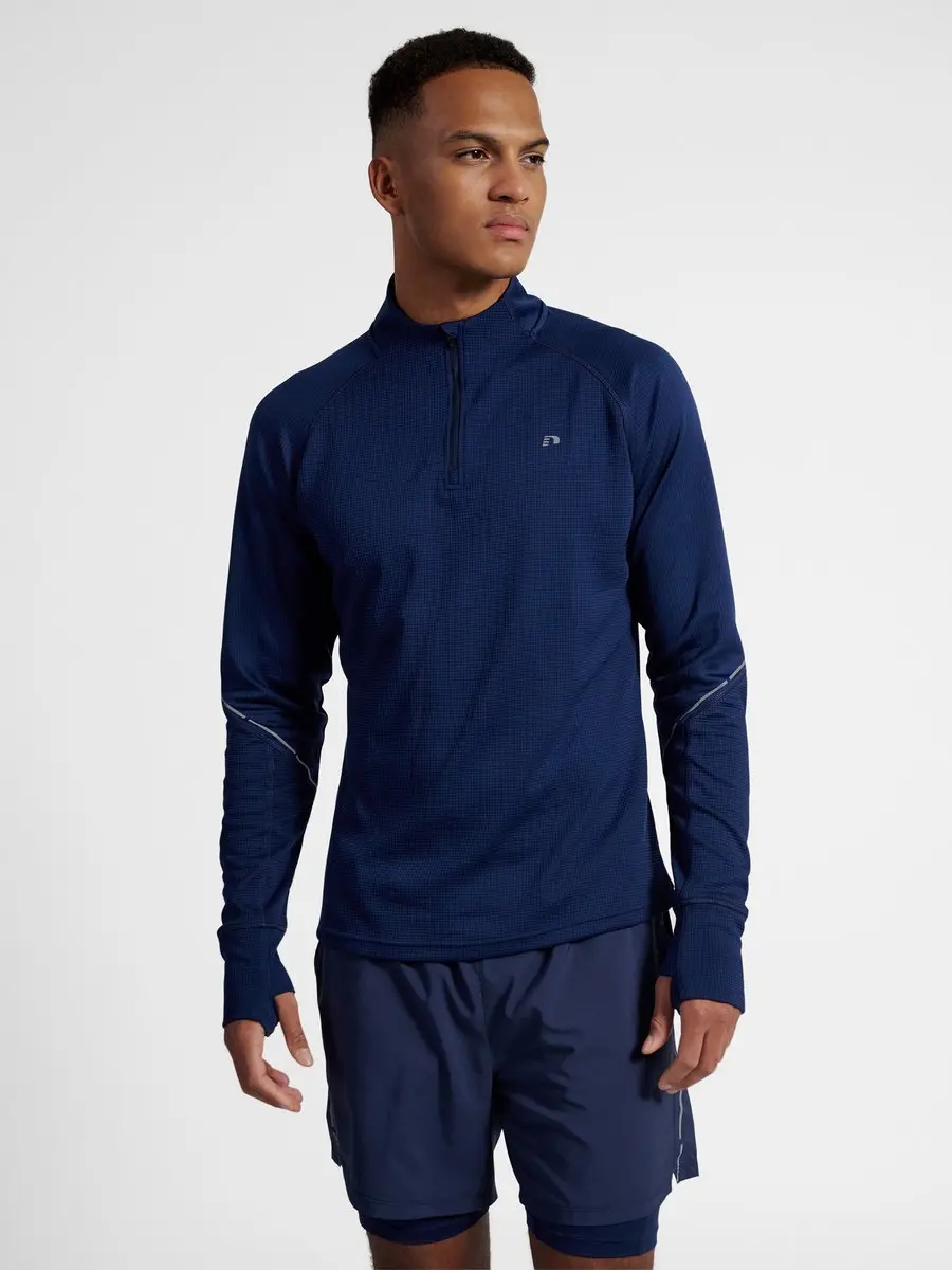 Newline Nwlpower Half Zip Midlayer - S - Black Iris 2
