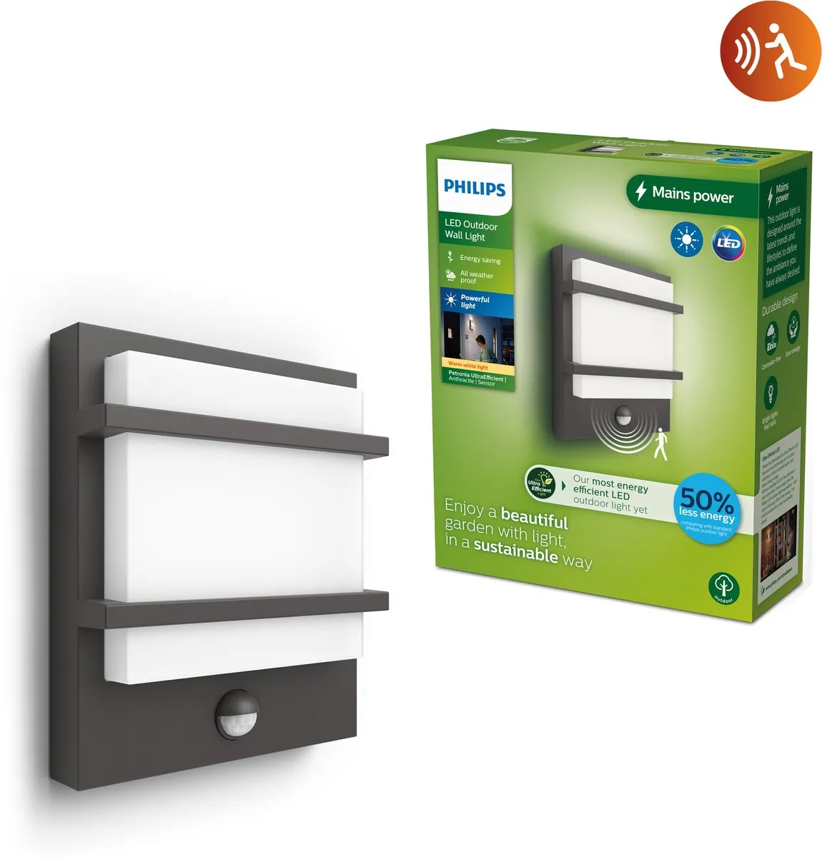 Philips Petronia Wandlamp 3,8W