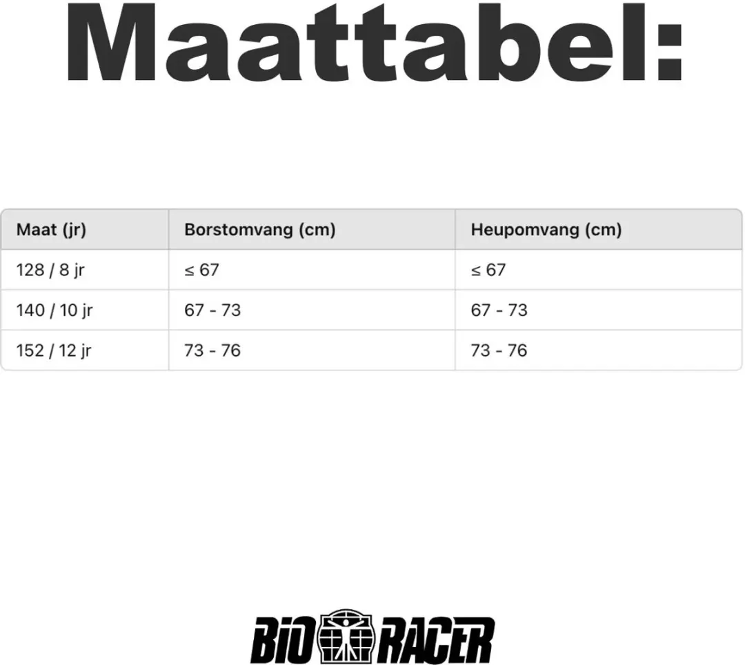 Bioracer Icon Fietsbroek Zomer Kinderen 128 - Zwart