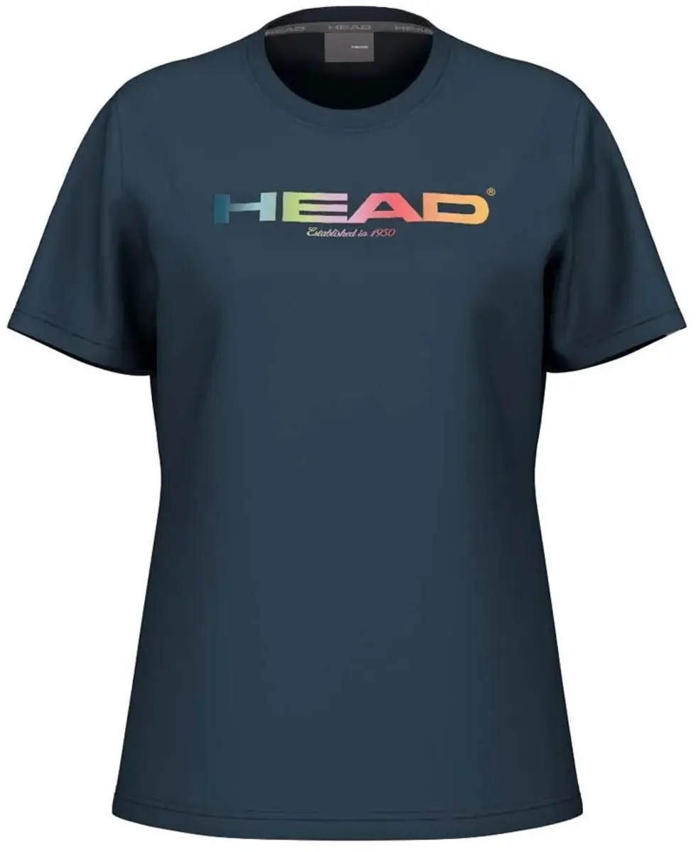 Tennisshirt HEAD Women Rainbow Tee Navy-XL