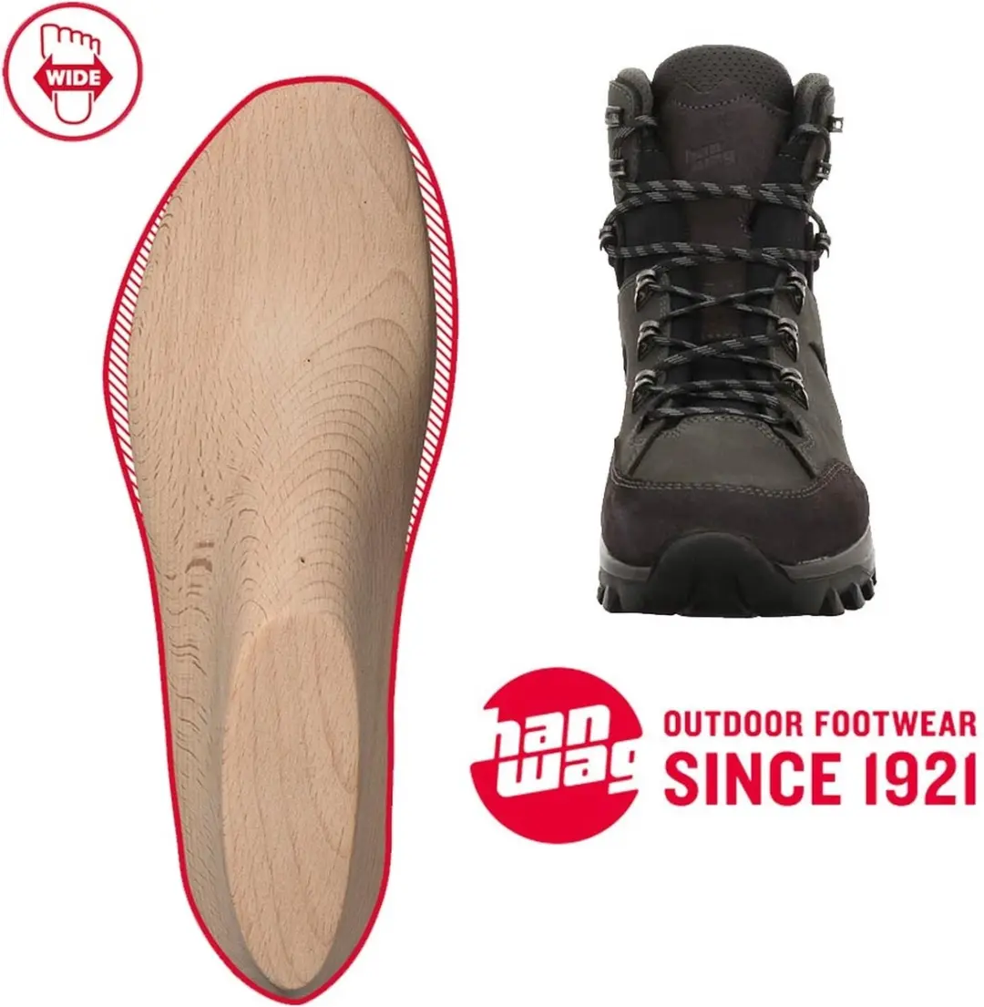 Hanwag Banks GTX Wandelschoenen Heren - 45 - Asphalt