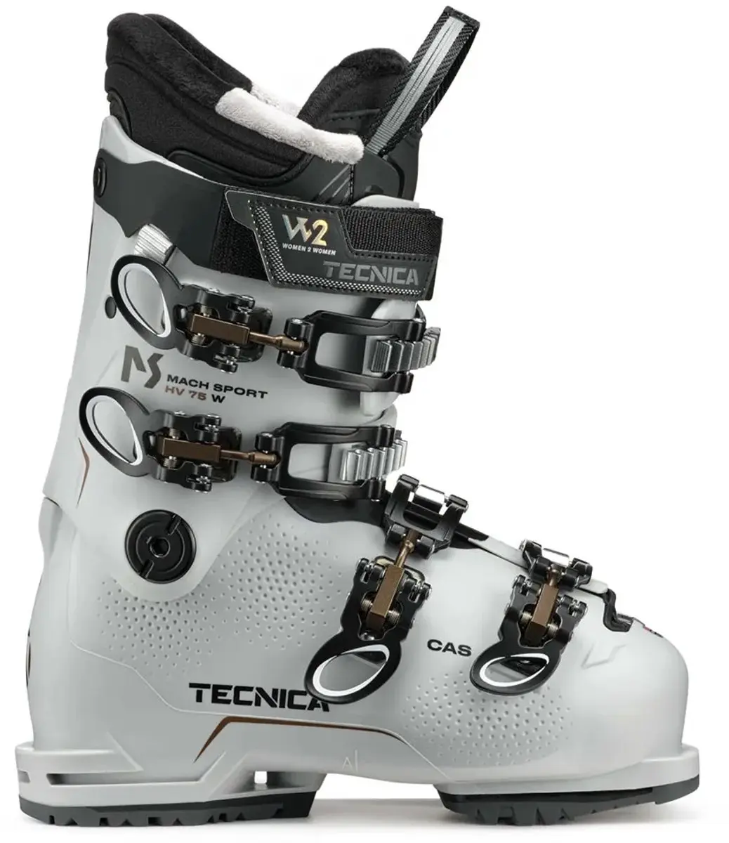 Tecnica Mach Sport Hv 75 W Gw Alpineskischoenen Voor Dames Grijs 25.0 Vrouw