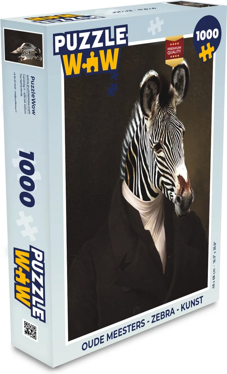 PuzzleWow Oude Meesters Legpuzzel 1000 Stuks - Multicolor