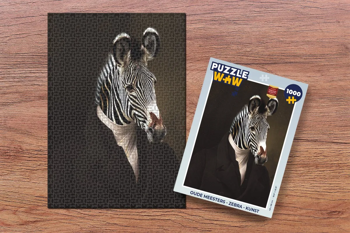 PuzzleWow Oude Meesters Legpuzzel 1000 Stuks - Multicolor
