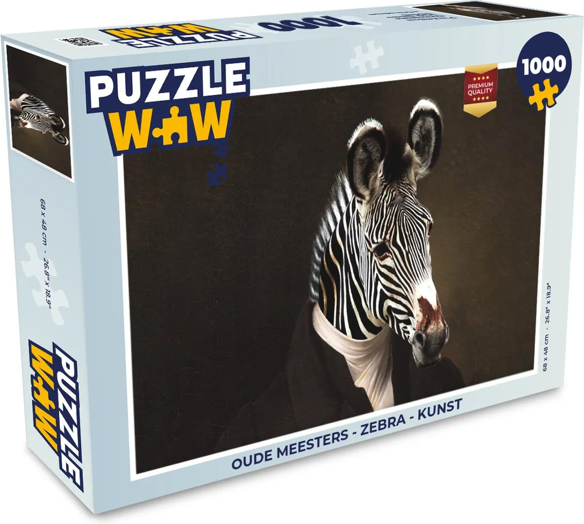 PuzzleWow Oude Meesters Legpuzzel 1000 Stuks - Multicolor