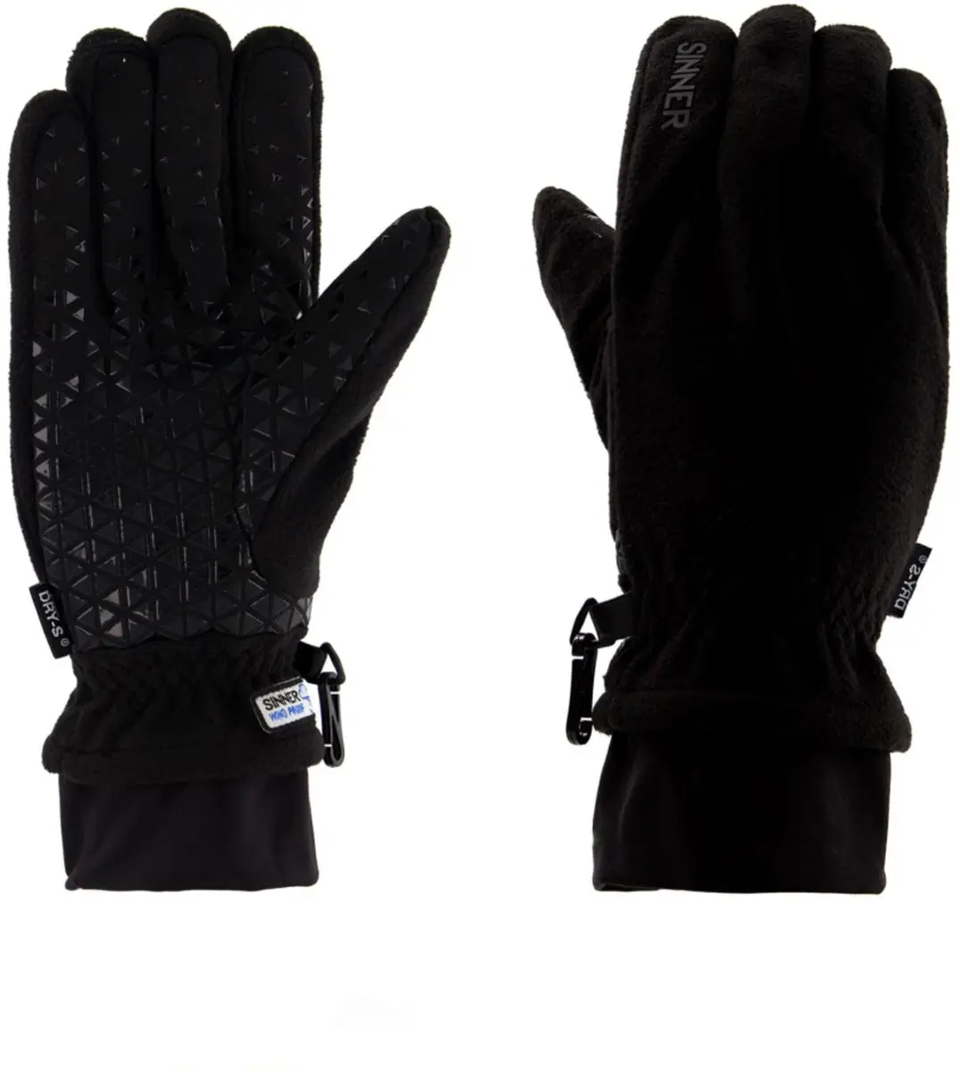 Sinner Wells Windstopper Skihandschoenen - Zwart - Maat 10