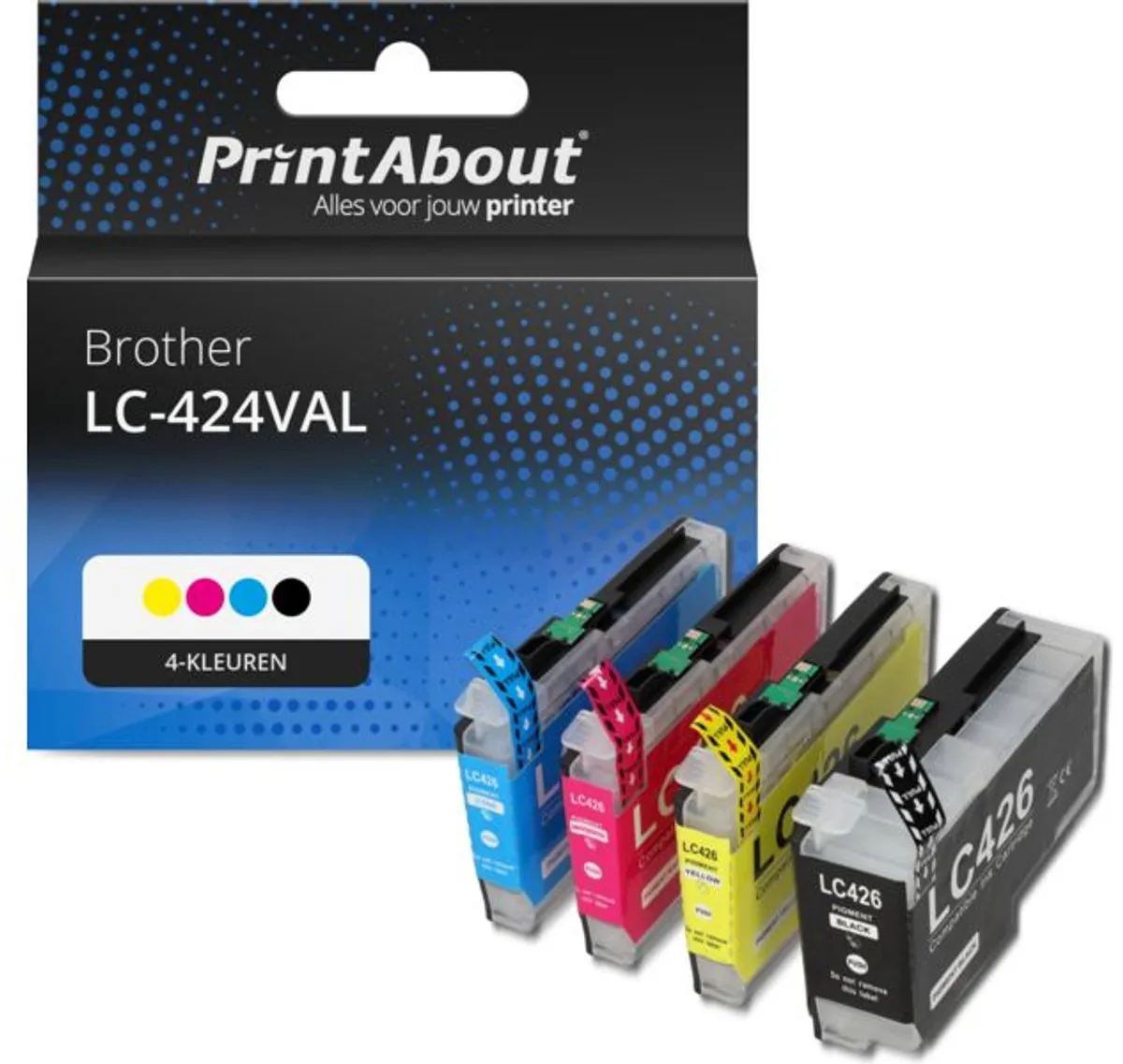 PrintAbout Brother LC-424VAL Inktcartridge