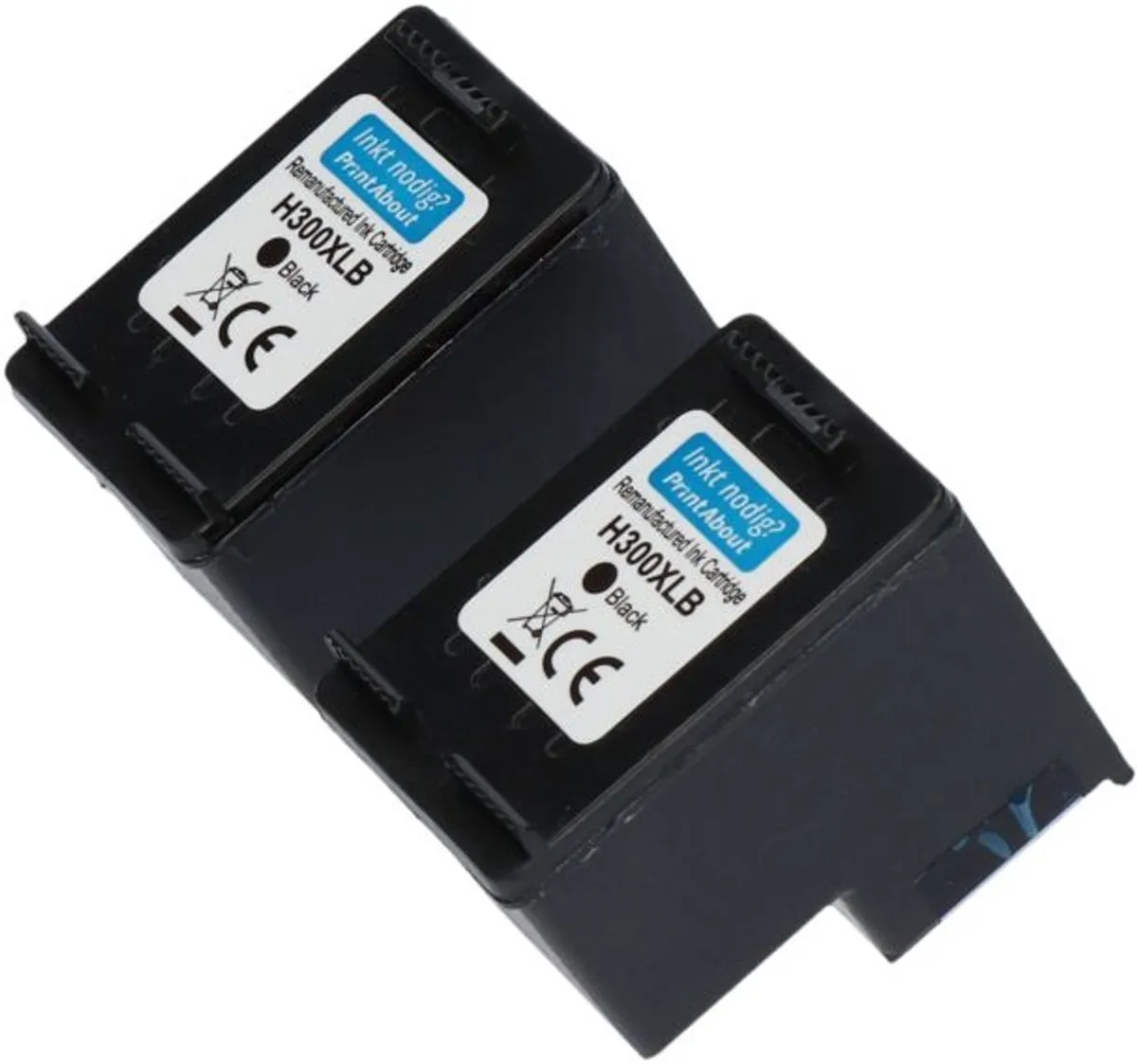 PrintAbout Inktcartridge D8J43AE-PA2 Zwart - 2 Stuks