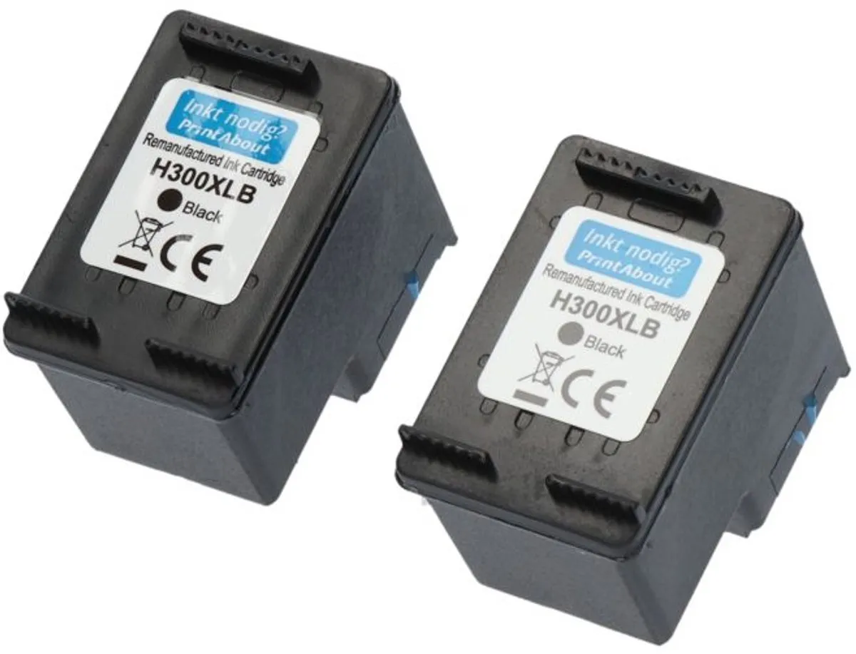 PrintAbout Inktcartridge D8J43AE-PA2 Zwart - 2 Stuks