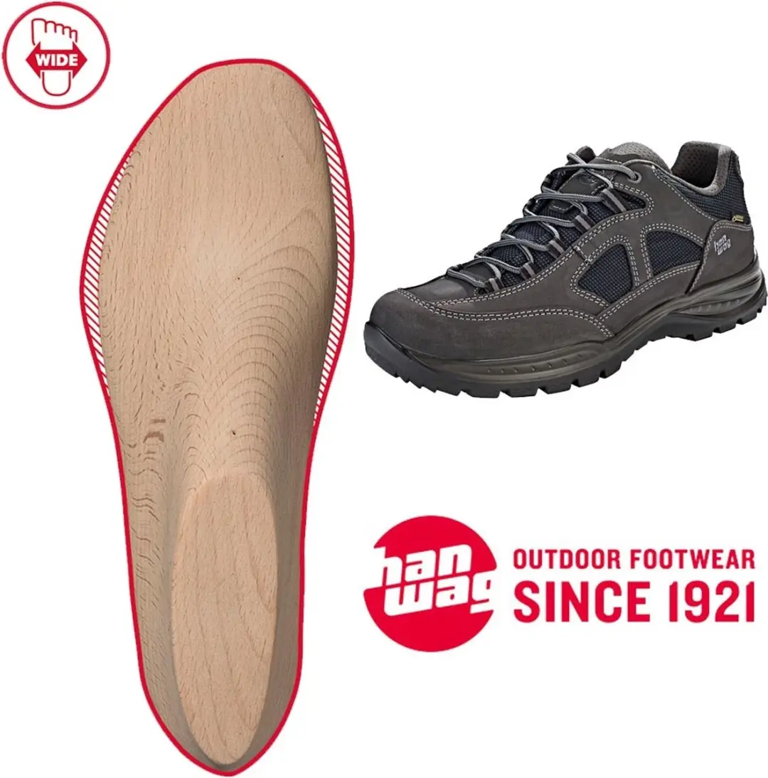 Hanwag Wandelschoenen 42.5 - Donkergrijs/Zwart