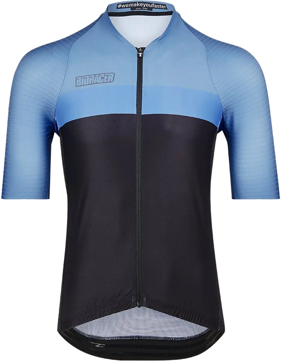 BIORACER Icon Fietsshirt Kleurblok Blauw