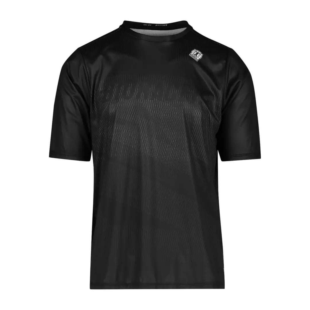 BIORACER Off Road Fietsshirt Heren Korte Mouwen Zwart