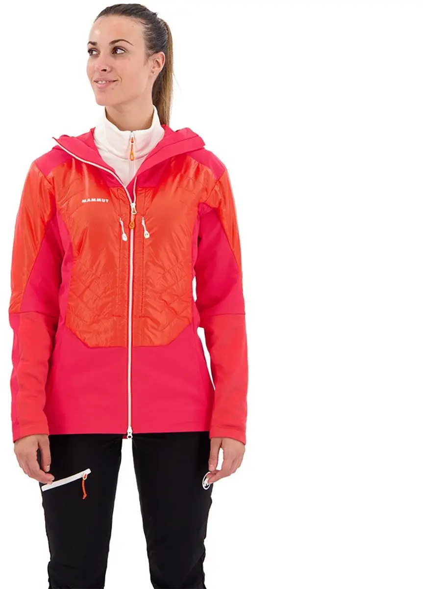 Mammut Eisfeld Hybrid Softshelljack Rood XS Vrouw