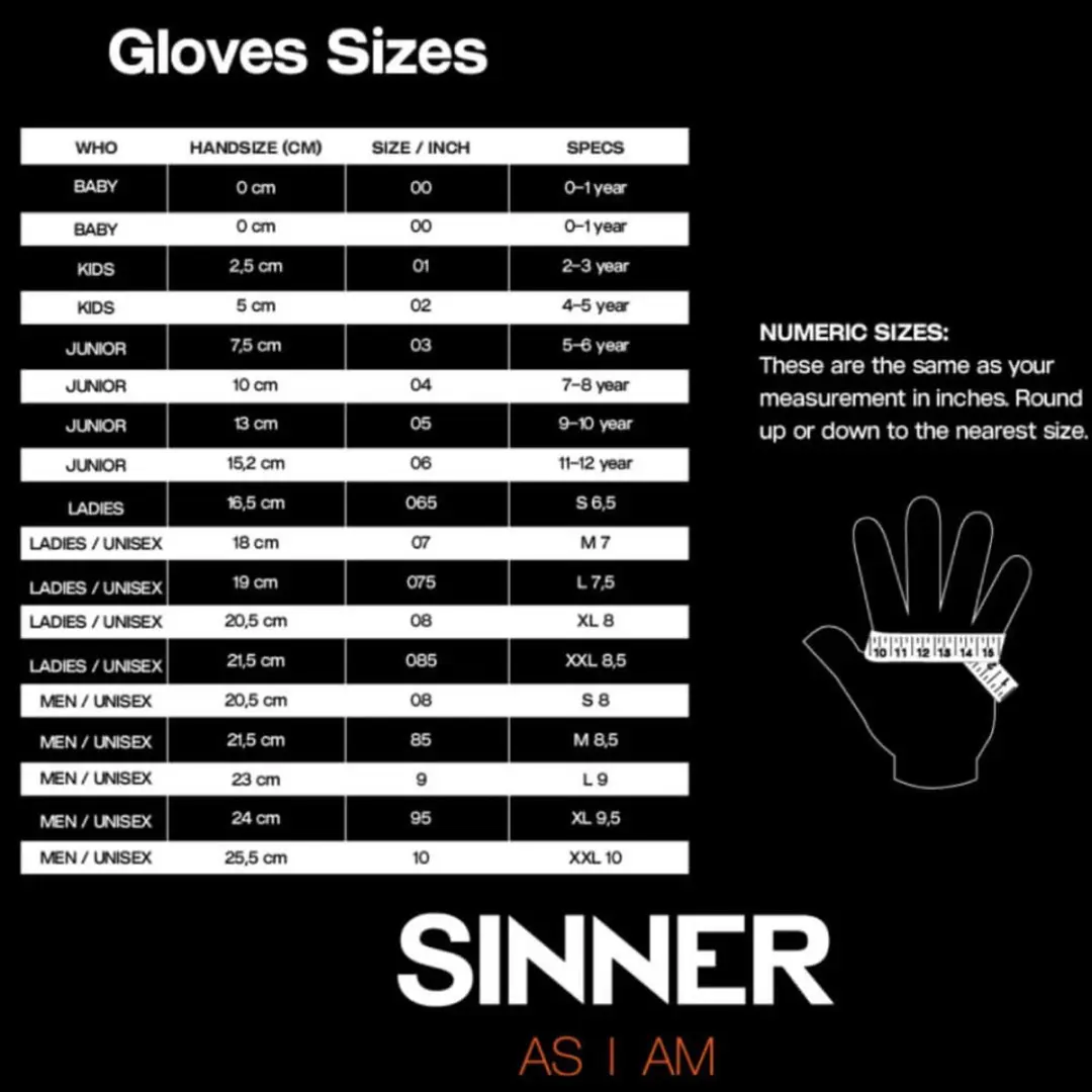 SINNER Alps Handschoenen Zwart XXL