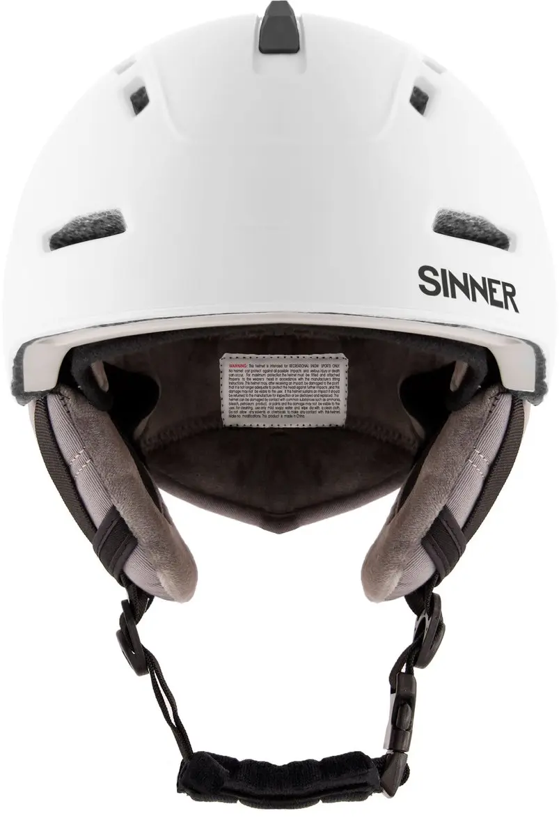 Sinner SILVERTON skihelm mat wit