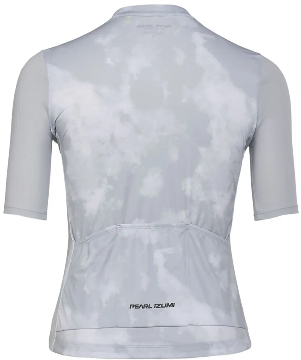 Pearl Izumi Dames Attack Fietsshirt Korte Mouwen - M - Grijs/Multikleur