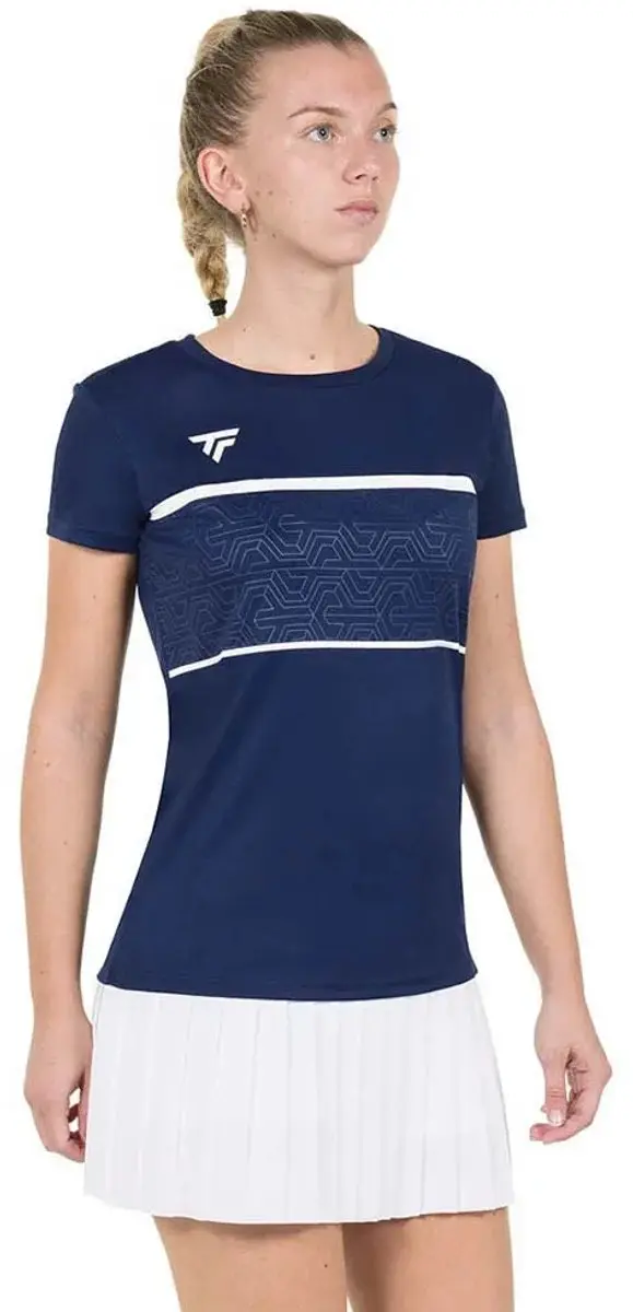 Tecnifibre Team Tech T-shirt Met Korte Mouwen Blauw XS Vrouw