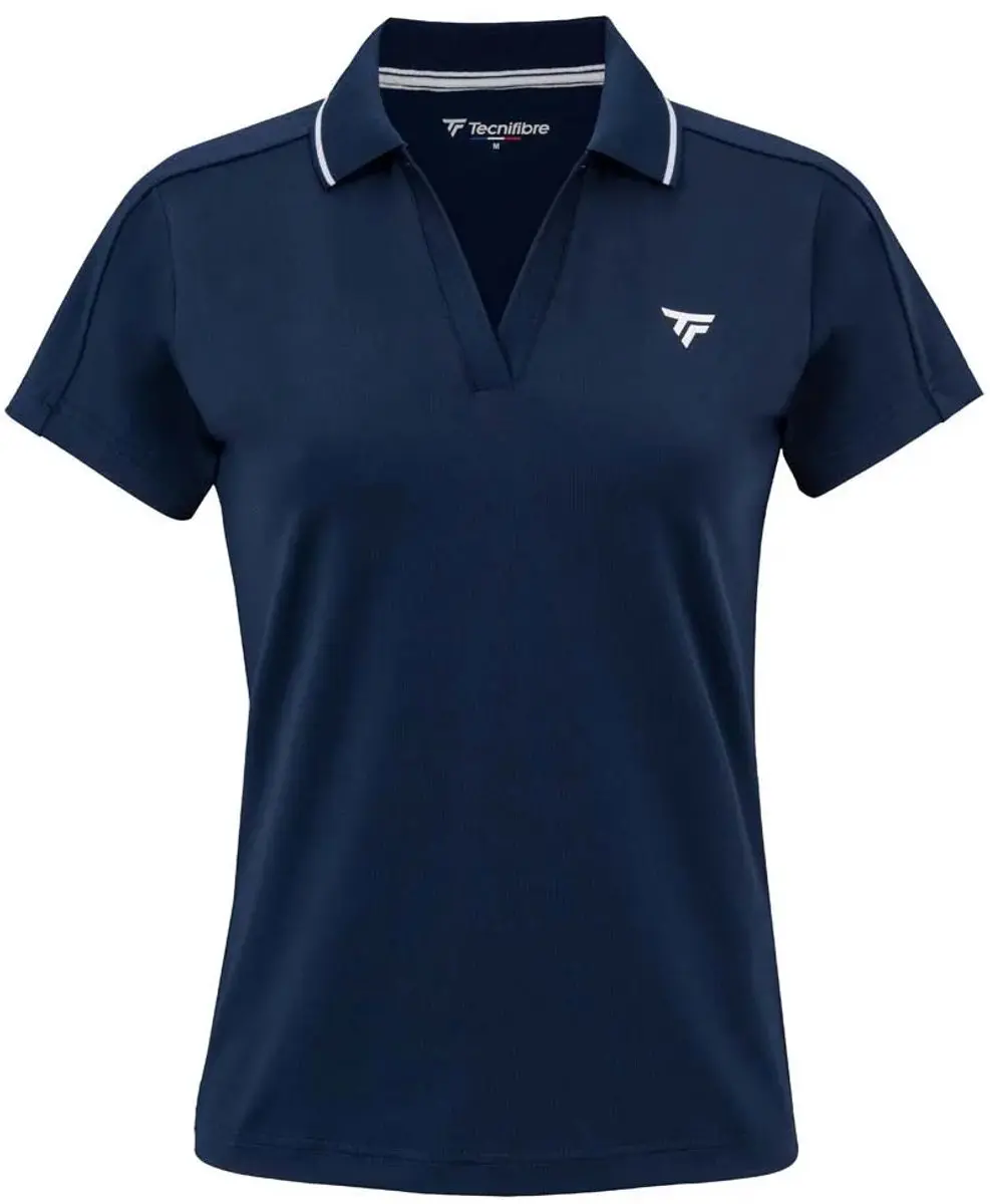 Tecnifibre Team Tech Korte Mouw Poloshirt Blauw XS Vrouw