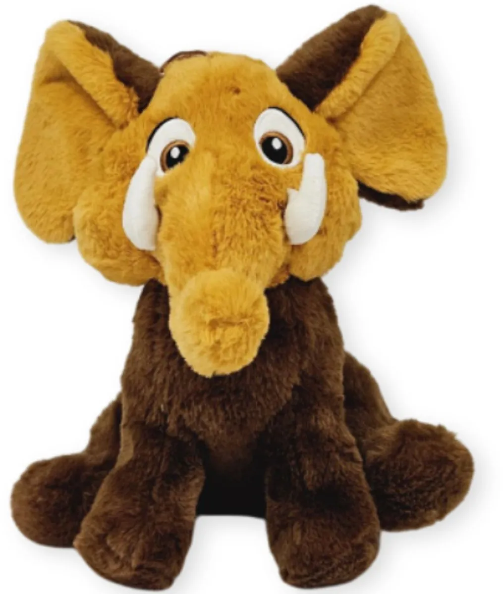 Topknuffels Mammoet Bruin Pluche Knuffel 30cm
