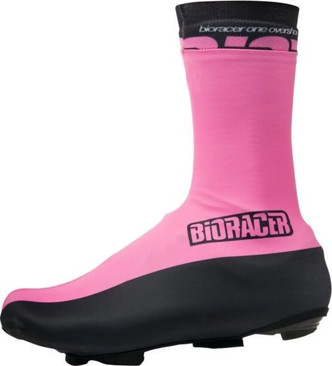 Bioracer Overschoenen One Black & Fluo Pink Size S (36-39)