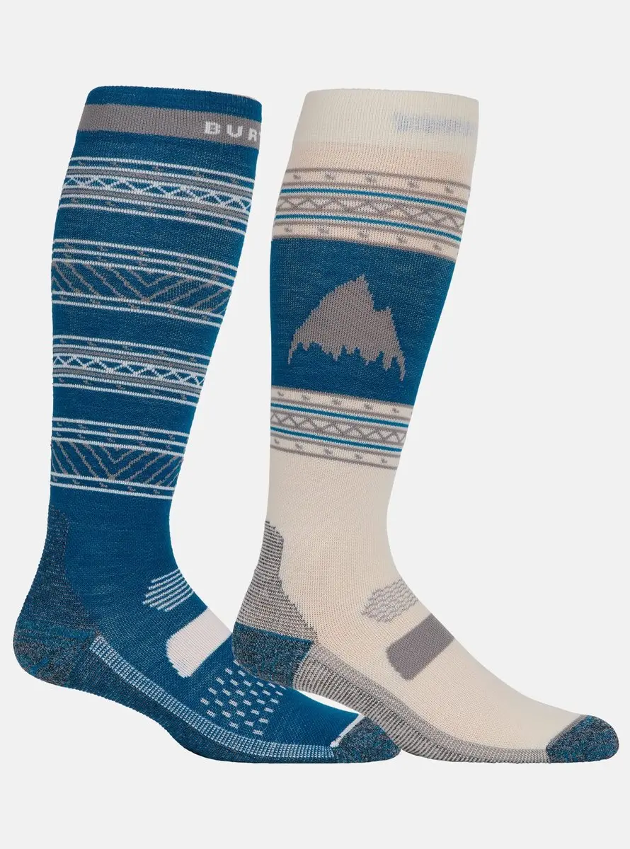 MEN'S BURTON PERFORMANCE LIGHTWEIGHT SOCKS ( 2 PACK) -L