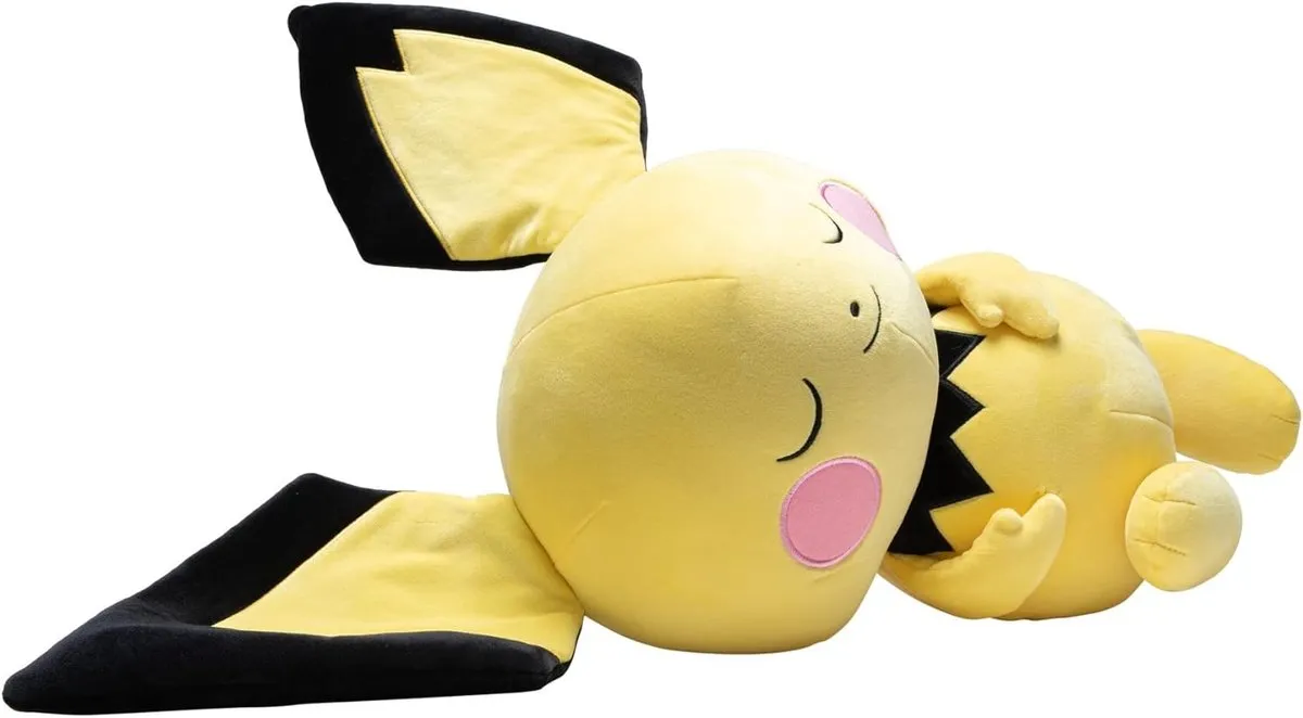 Pokémon Pichu knuffel - Slapende Pokémon van 45 cm - Hoge kwaliteit
