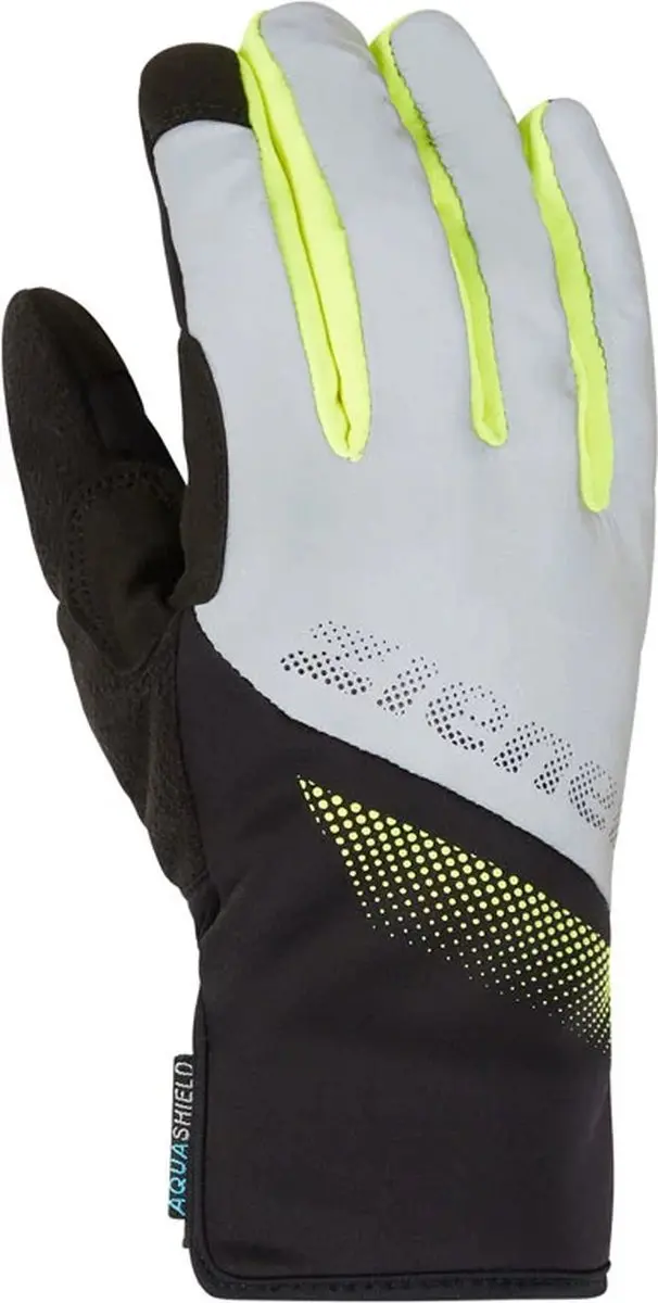 Ziener DILIP AS Touch Fietshandschoenen - Hi-Vis Geel 8.5