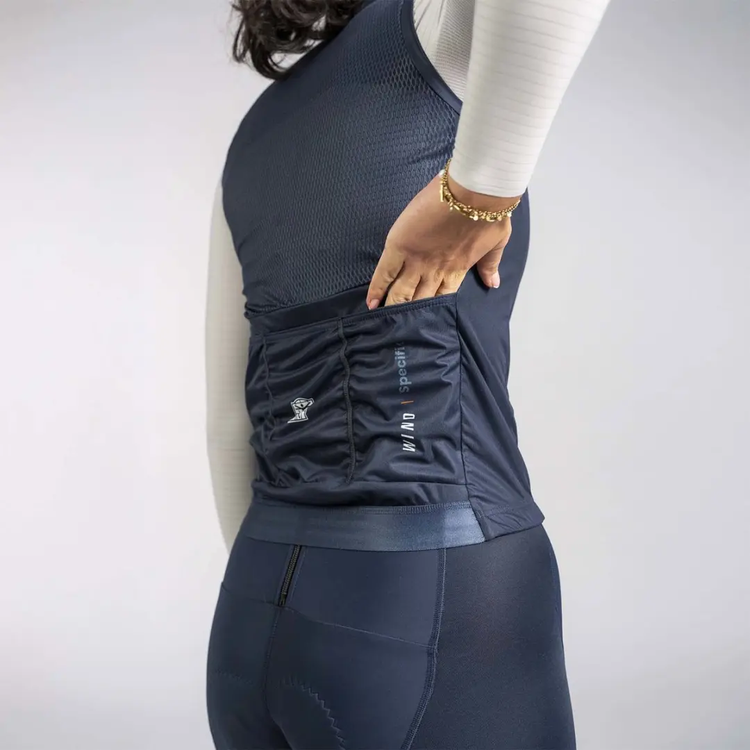 Bioracer Icon Wind Body Tussenseizoen Dames - Misty Nautica