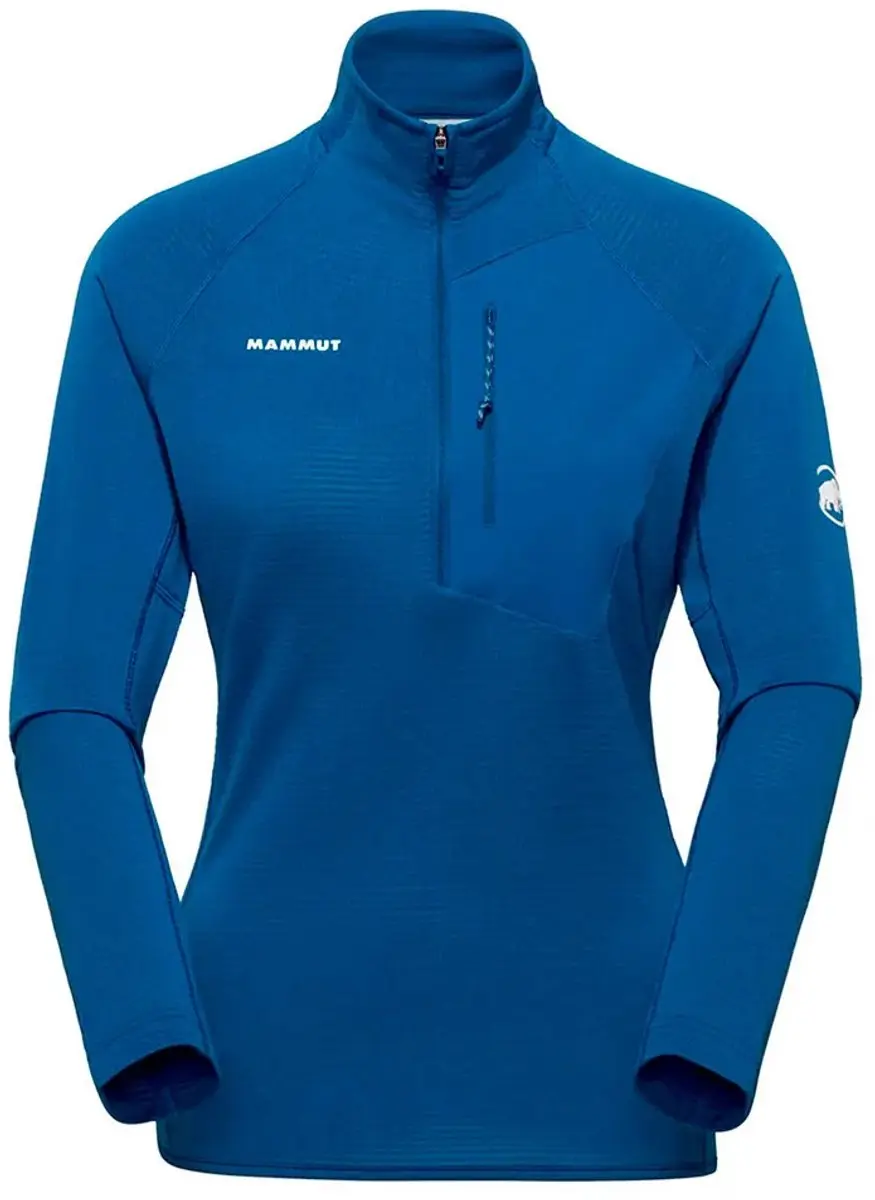 Mammut Aenergy Light Fleece Met Halve Rits Blauw S Vrouw