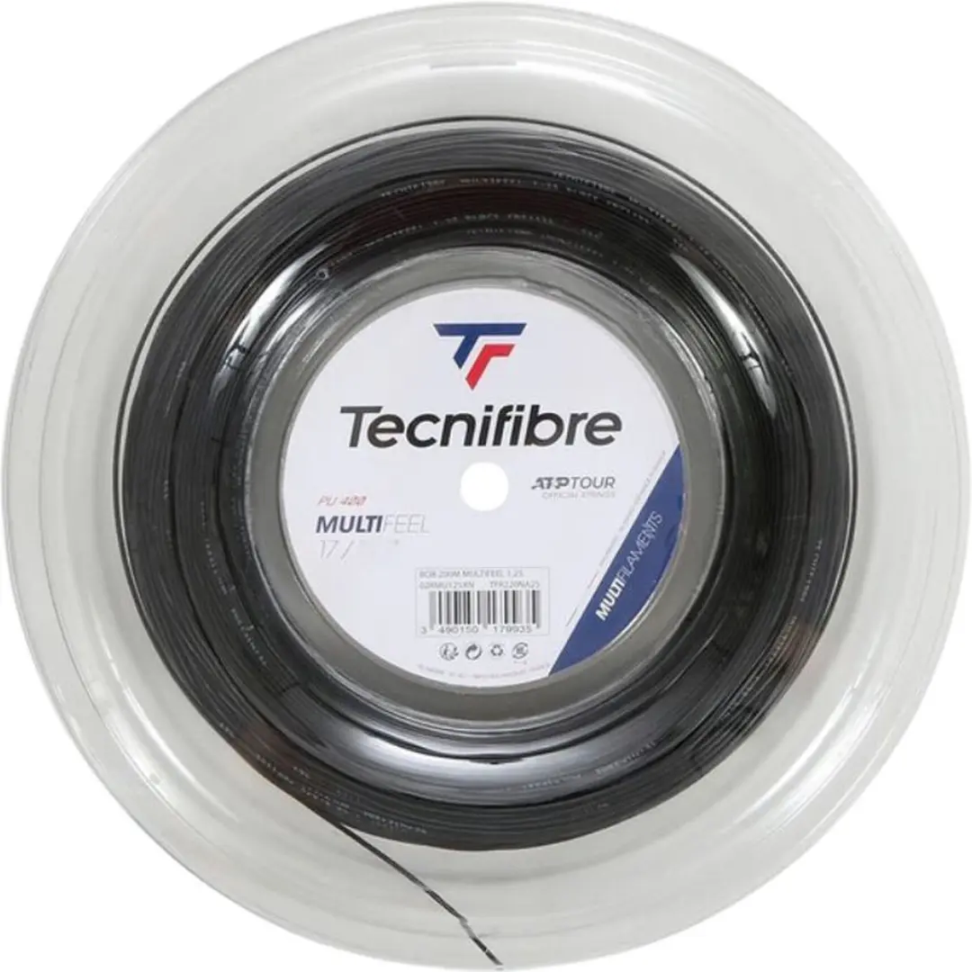 Tecnifibre Tennissnaar Multifeel 1.30 Zwart Op Rol 200m