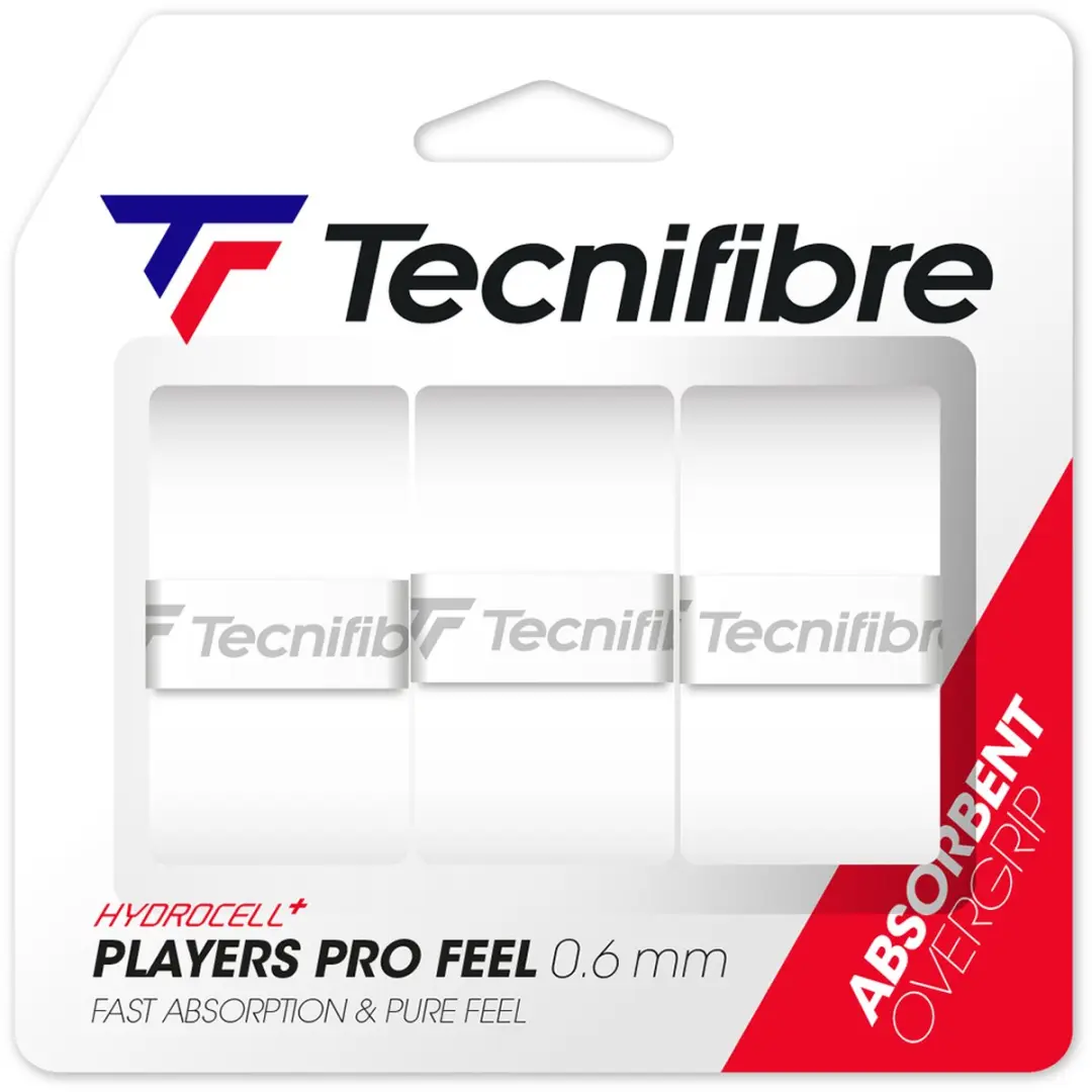 Tecnifibre Players Pro Feel Overgrip Wit Uitvoering : Wit