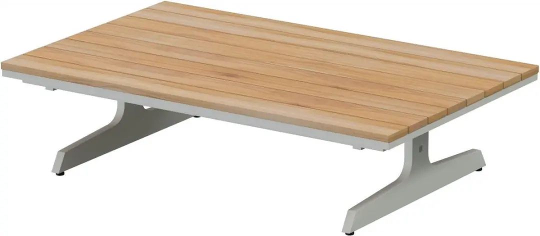 4 Seasons Outdoor Play Panel Concept Koffietafel Teak 120x75x30cm - Grijs - afbeelding 4 van 5