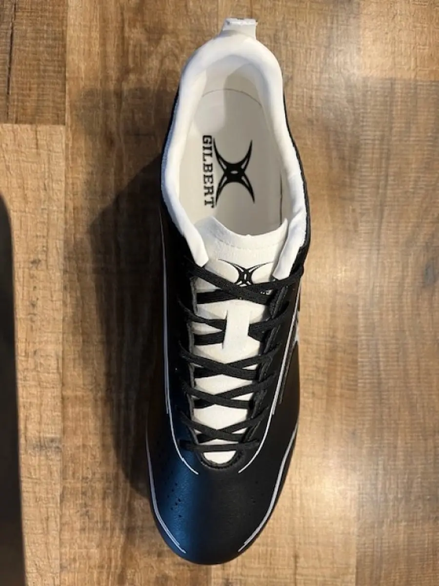 Gilbert Cage Torq MSX FG Rugbyschoenen 43 - Zwart/Wit