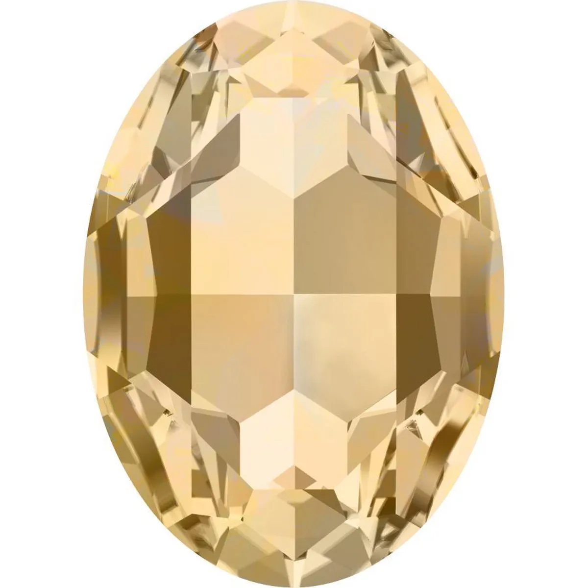 Swarovski Topaz Stenen 30x22mm