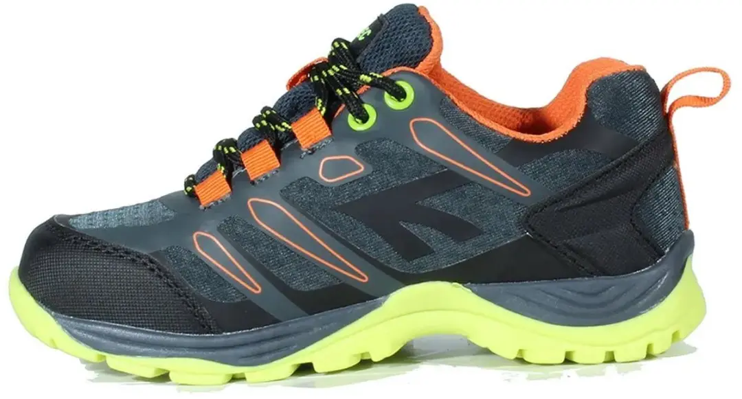 Hi-Tec Toubkal Low Wandelschoenen Kinderen - EU 38 - Grijs/Geel/Orange