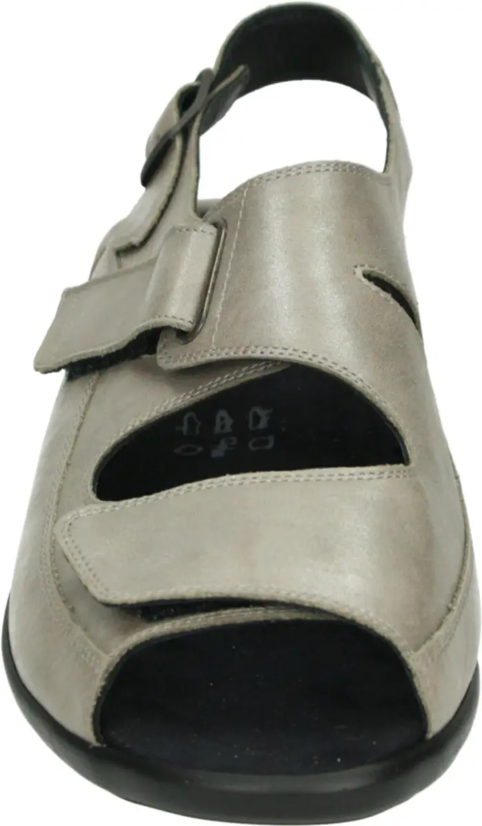 Durea 7178 H Platte Sandalen - Metallics - Maat 38