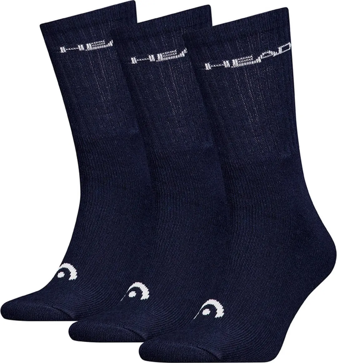 HEAD unisex 3P sokken training blauw II