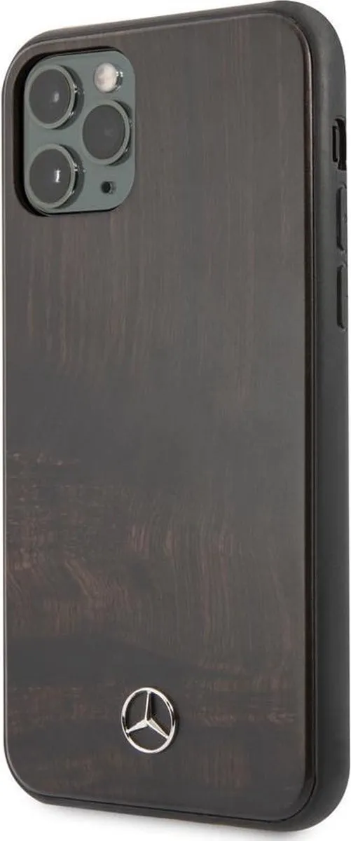 Mercedes-Benz iPhone 11 Pro Max Hoesje - Hout-look Rozenhout