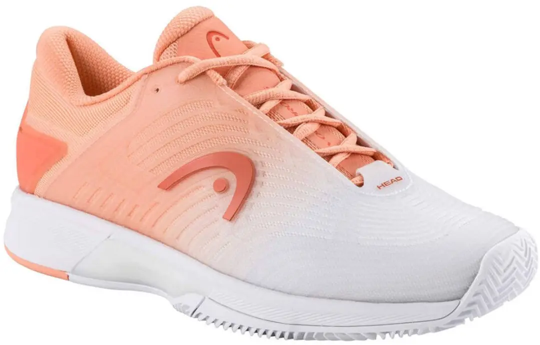 Tennisschoen HEAD Women Revolt Pro 4.5 Clay Coral White 25-Schoenmaat 37