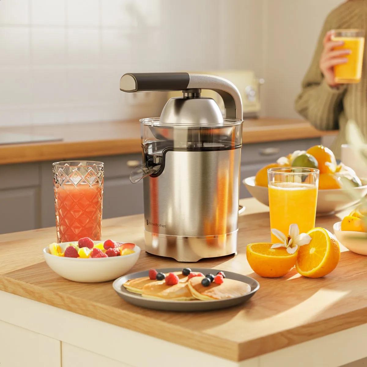 KitchenBrothers Citruspers KB1004162 - 350W - RVS