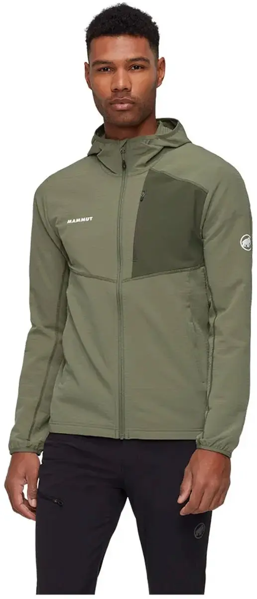 Mammut Madris Light Fleece Met Volledige Rits Groen XL Man