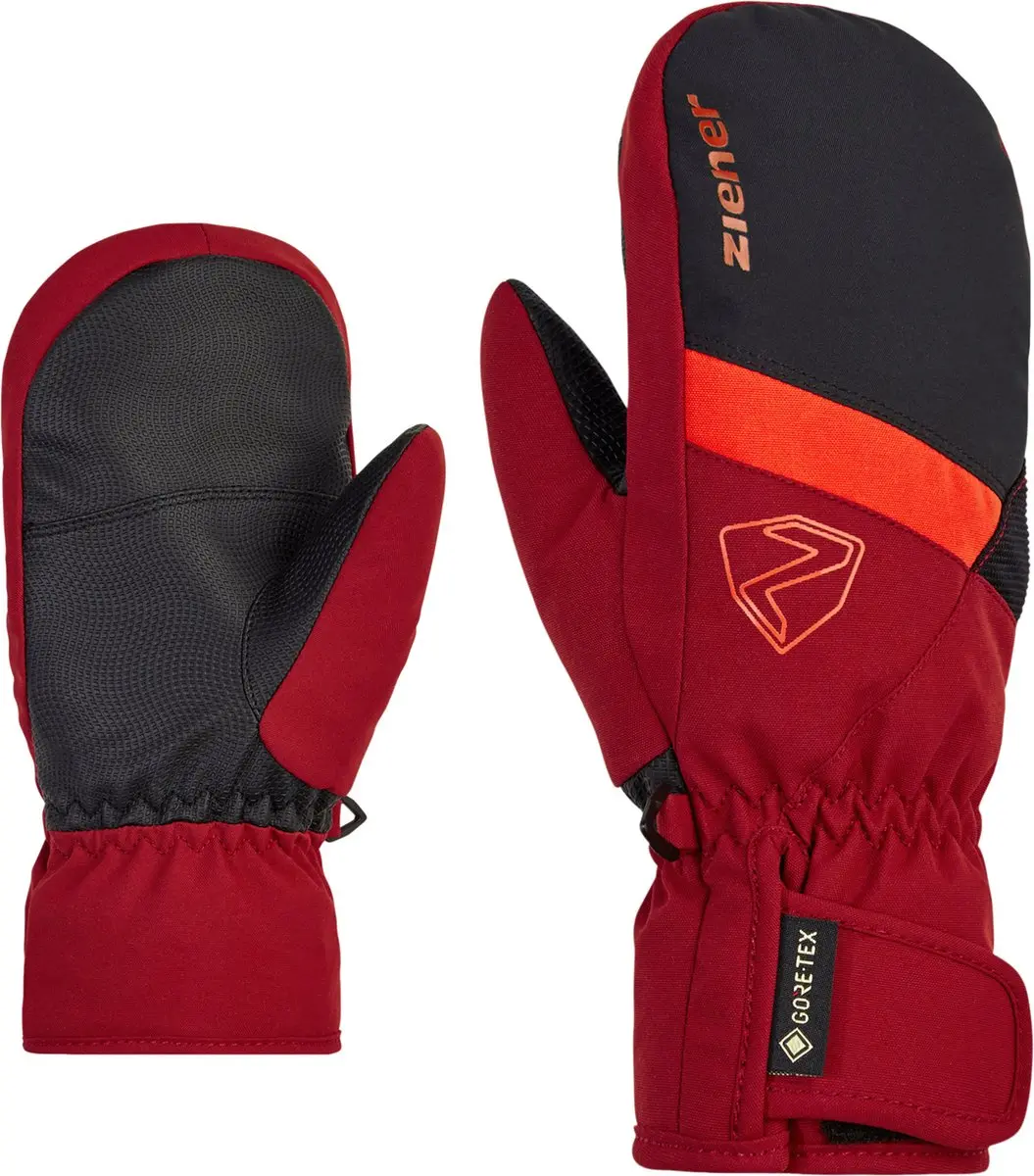 Ziener Levin GTX Skiwanten Junior - 4 - Zwart/Grijs