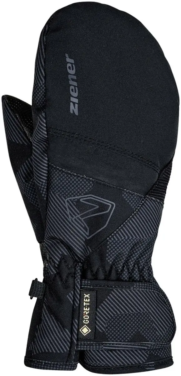 Ziener Levin GTX Skiwanten Junior - 4 - Zwart/Grijs