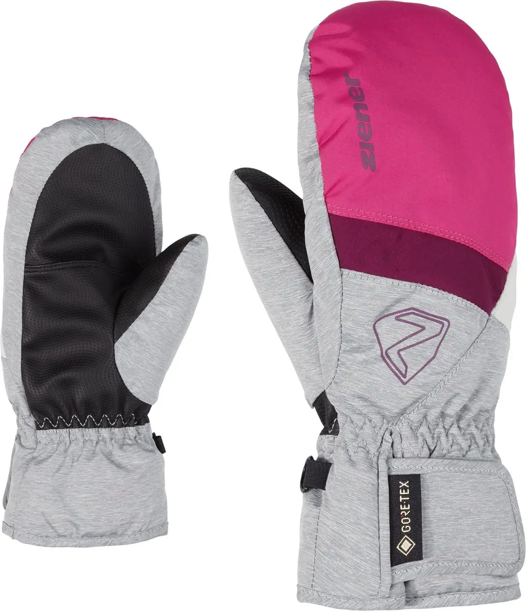 Ziener Levin GTX Skiwanten Junior - 4 - Zwart/Grijs