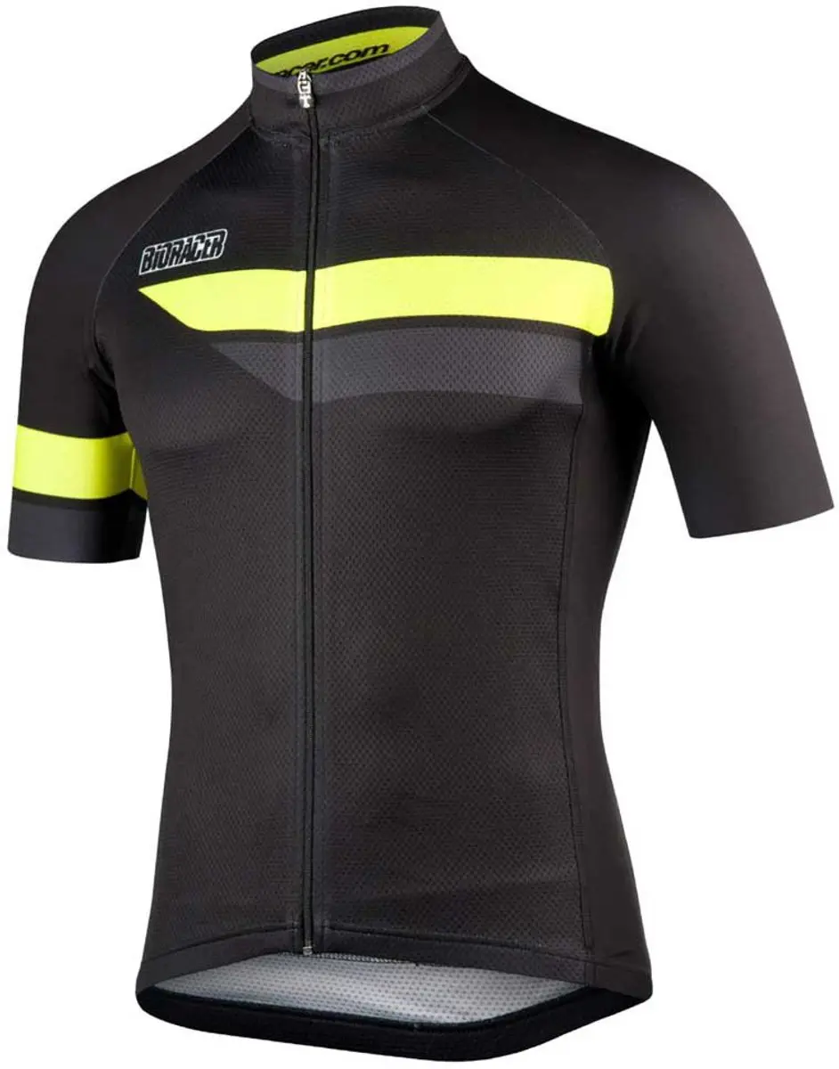 Bioracer Team Short Sleeve 2.0 Black/Fluo Size M