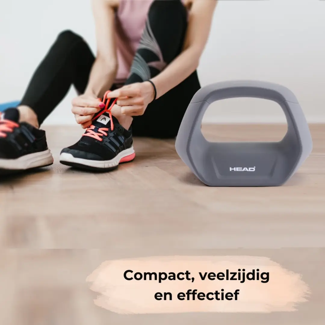 Head Kettlebell 2,5kg - Grijs