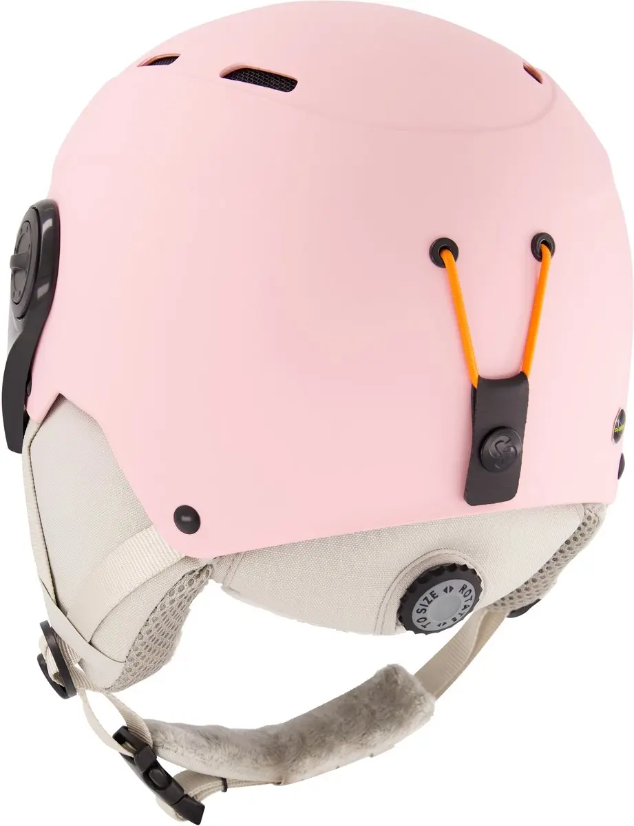 SINNER Typhoon Visor Skihelm - Maat S 50-54cm - Lichtroze