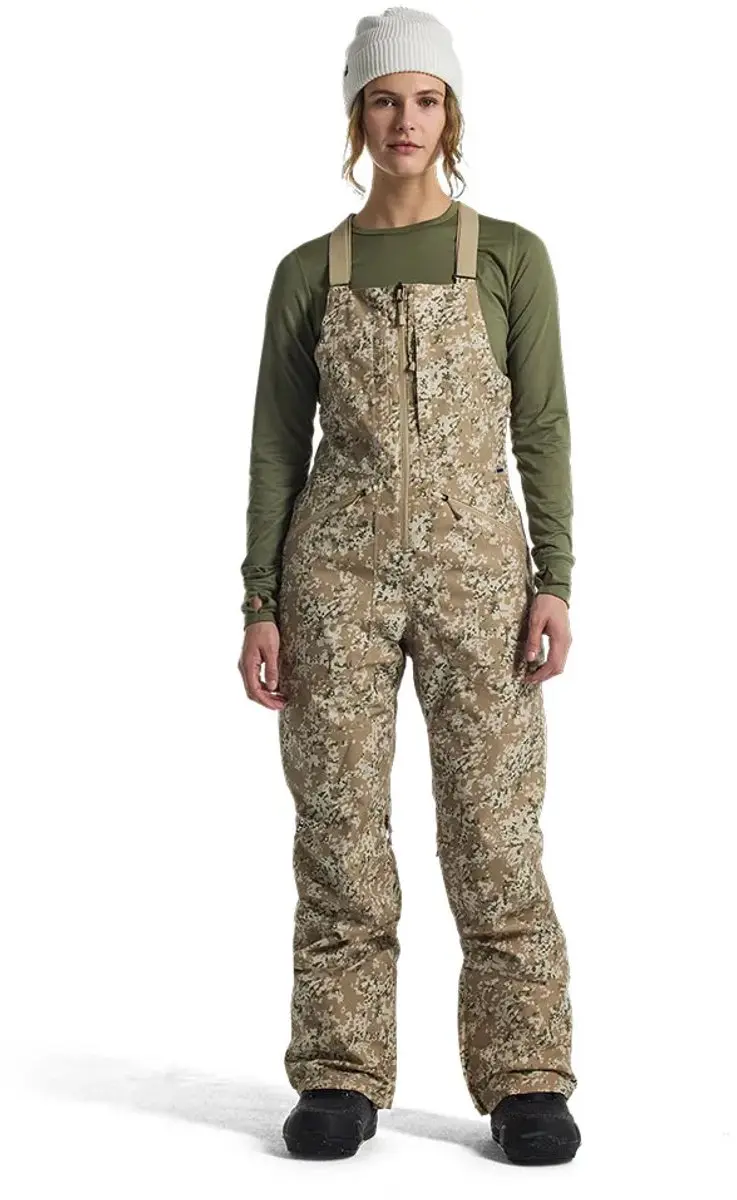 Burton Reserve 2l Stretch Bib Broek Beige S Vrouw