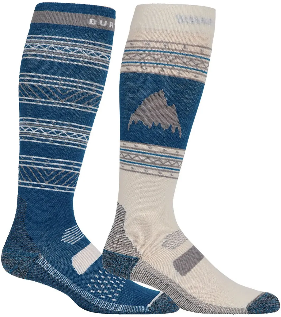 MEN'S BURTON PERFORMANCE LIGHTWEIGHT SOCKS ( 2 PACK) -M