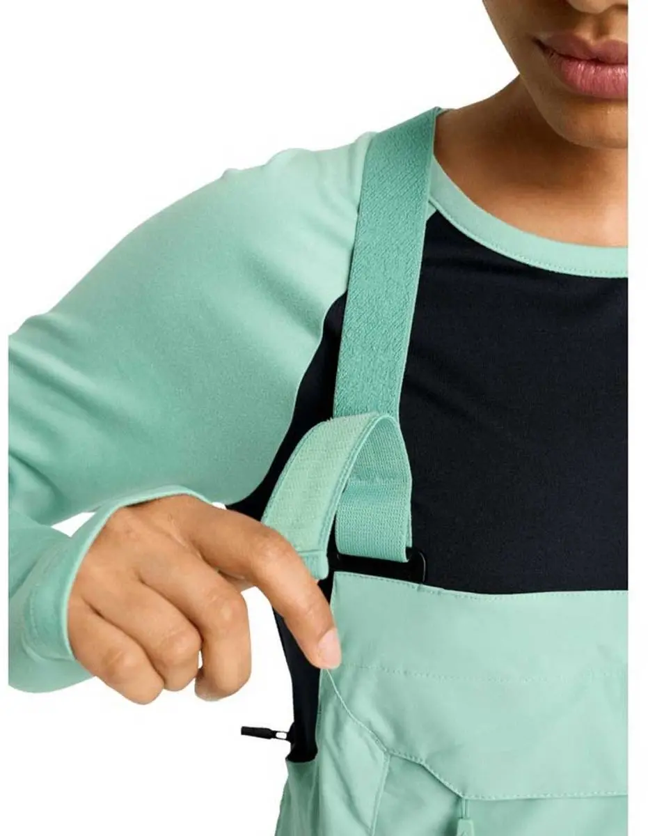 Burton Reserve 2L Stretch Slim Bib Hose - L - Soft Sage